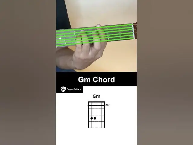 Video thumbnail for How To Play The Gm Chord On Guitar - Guvna Guitars