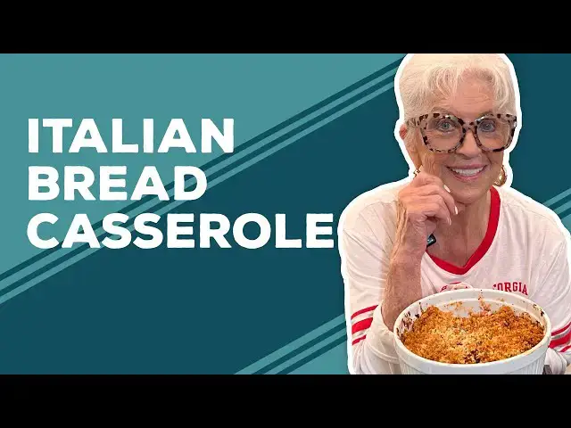 Video thumbnail for Love & Best Dishes: Italian Bread Casserole Recipe | Air Fryer Side Dishes