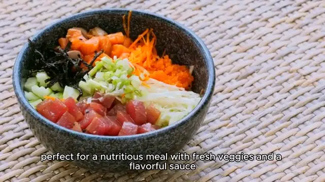 'Video thumbnail for salmon rice bowl recipe'
