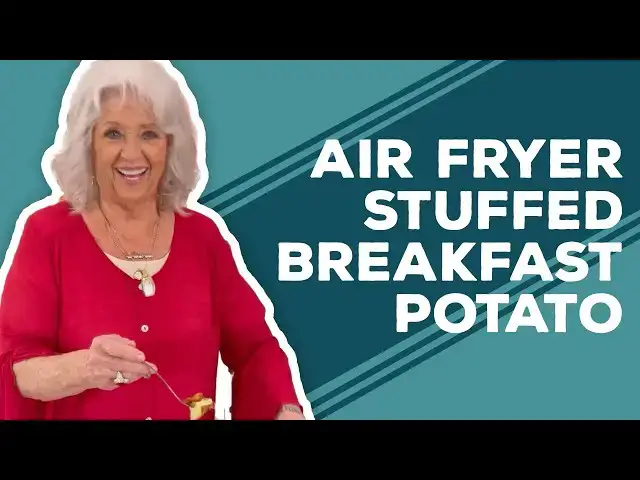 Video thumbnail for Love & Best Dishes: Air Fryer Stuffed Breakfast Potato Recipe - Air Fryer Recipes Week