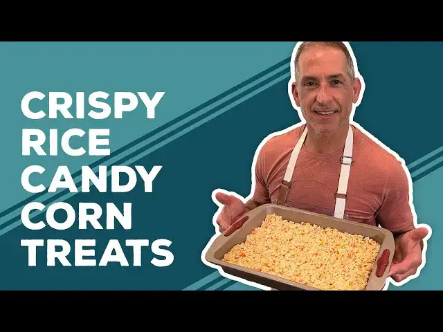 Video thumbnail for Love & Best Dishes: Crispy Rice Candy Corn Treats Recipe | Easy Halloween Party Food Ideas
