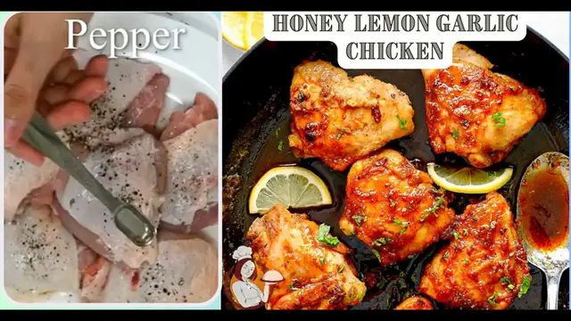 Video thumbnail for Honey Lemon Garlic Chicken
