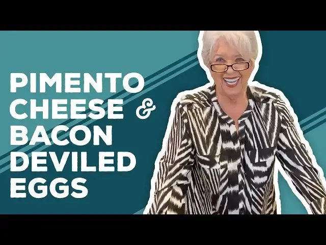 Video thumbnail for Love & Best Dishes: Pimiento Cheese & Bacon Deviled Egg Recipe