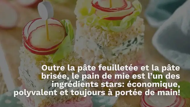 Video thumbnail for 10 canapés au pain de mie faciles et réussis pour ce Noël