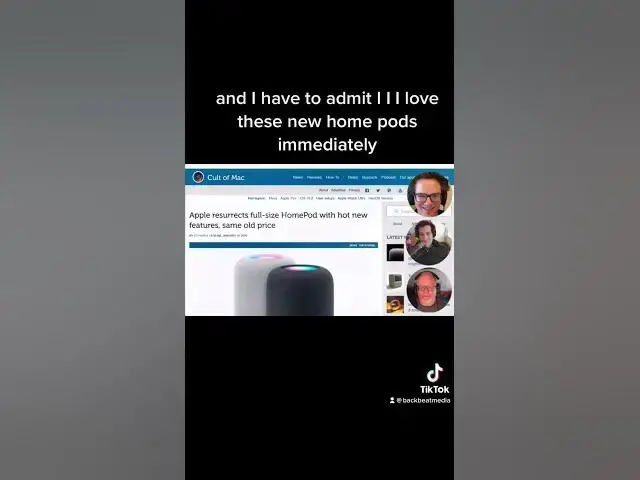 'Video thumbnail for Full Size HomePod is BACK.'