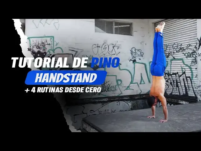 'Video thumbnail for TUTORIAL de PINO🤸 + 4 RUTINAS para Lograr tu Handstand'