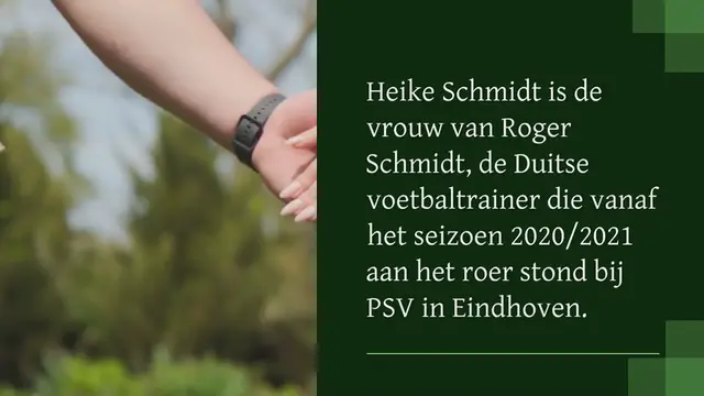 Video thumbnail for Heike Schmidt vrouw van Roger Schmidt: