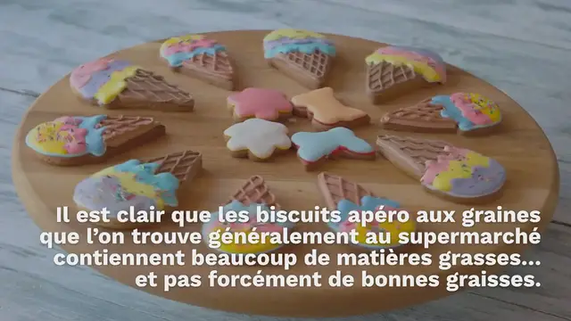 Video thumbnail for Biscuits apéro aux graines