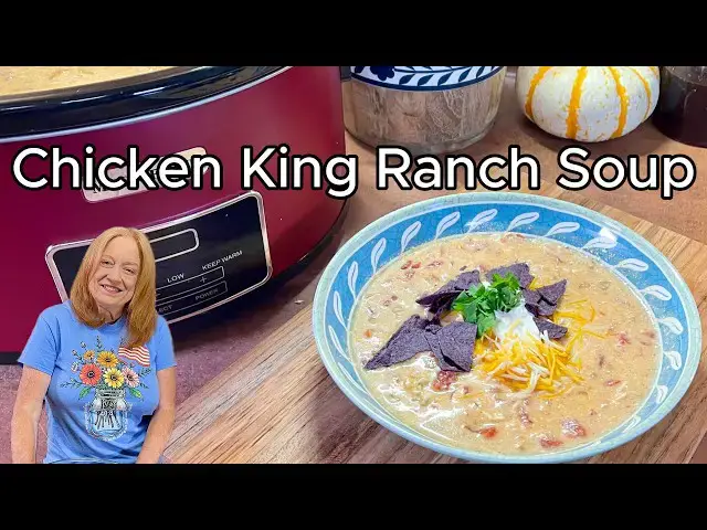 Video thumbnail for Crockpot KING RANCH CHICKEN SOUP