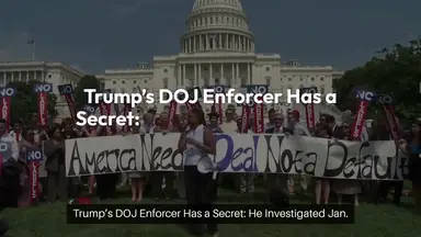 'Video thumbnail for The Emil Bove Controversy – Trump’s DOJ Enforcer Has a Secret | He Investigated Jan. 6 Himself'