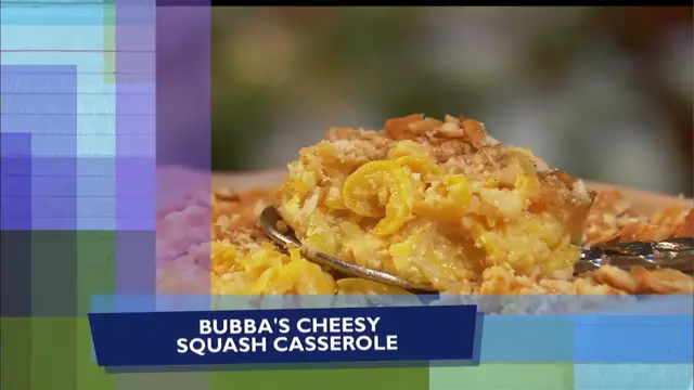 Video thumbnail for 
				 Cheesy Squash Casserole