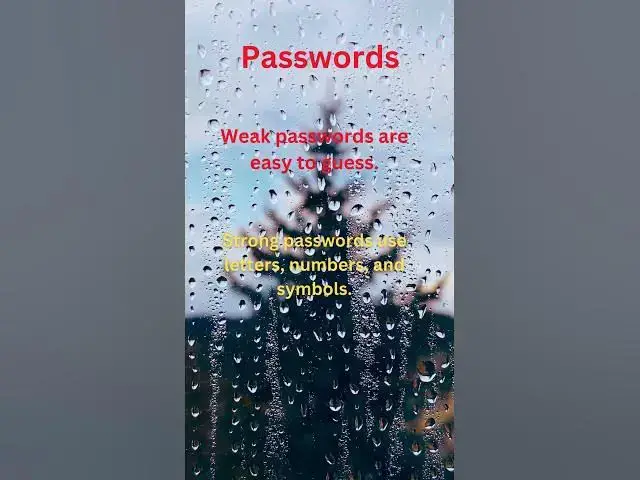 Video thumbnail for Passwords