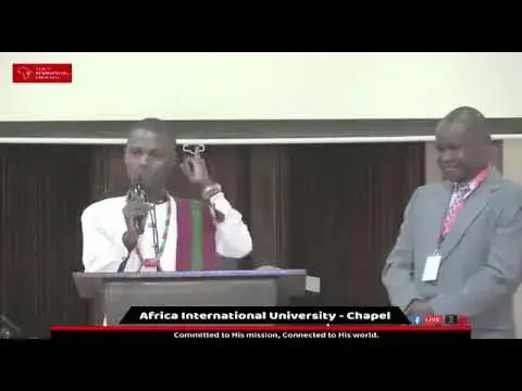 Video thumbnail for International Representative - John Sele Philip, Won with 90% of the votes