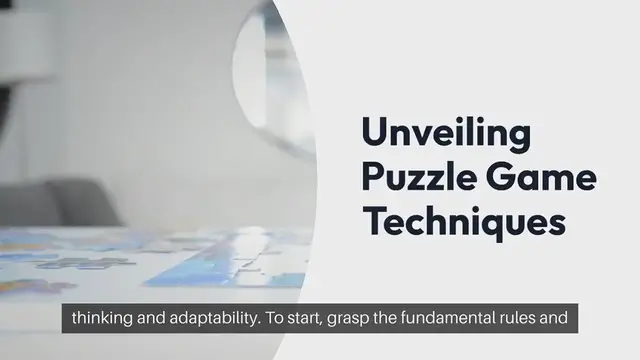 Video thumbnail for Puzzle Game Techniques Unveiled