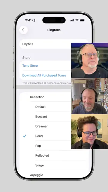 Video thumbnail for New ringtones in iOS 26