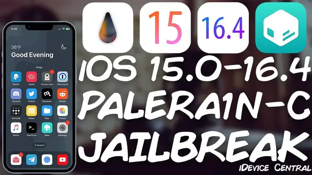 Video thumbnail for iOS 15 - 16.4 New PaleRa1n-C JAILBREAK RELEASED! v2.0.0 Beta 5 With Important Changes & Fixes!