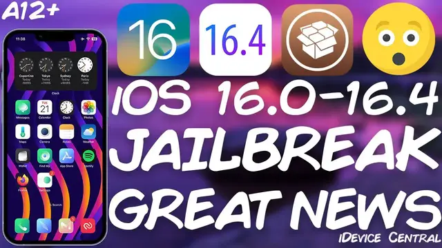 Video thumbnail for BIG iOS 16.0 - 16.4 JAILBREAK News (A12+): New Major Kernel Vuln + ROOT Vulnerability AVAILABLE!