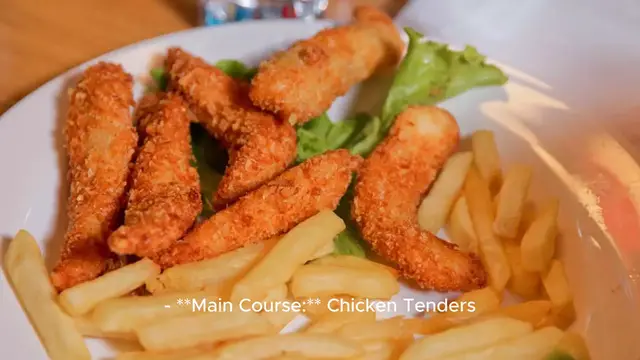 Video thumbnail for school lunch menu Price