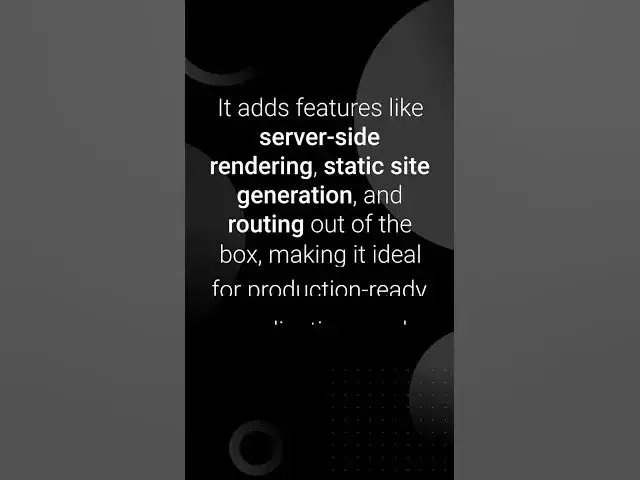 Video thumbnail for React js vs Next js #reactjs #nextjs #frontendcourse #webdevelopment #webdev #frontend #shorts