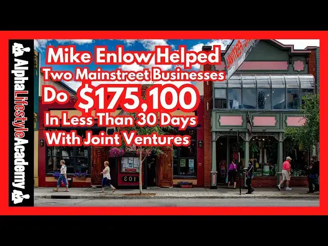 Video thumbnail for Grow A Business Locally! Mike Enlow Did $175,000 In 30 Days Confined To A Wheelchair With Joint Vent