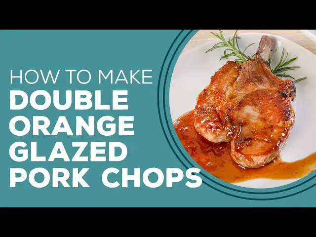 Video thumbnail for Blast from the Past: Double Orange-Glazed Pork Chops Recipe | Bone In Pork Chop Dinner Ideas