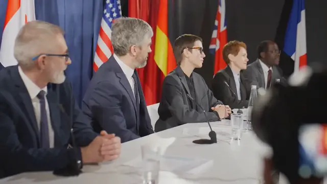 Video thumbnail for Biden Reaffirms Support for Ukraine at NATO Summit Amid Political Doubts