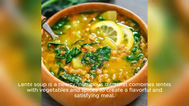 Video thumbnail for Lentil soup