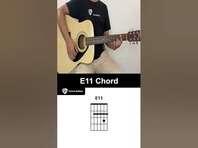 Video thumbnail for How To Play The E11 Chord On Guitar - Guvna Guitars