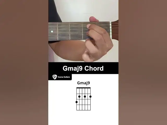 Video thumbnail for How To Play The Gmaj9 Chord On Guitar - Guvna Guitars