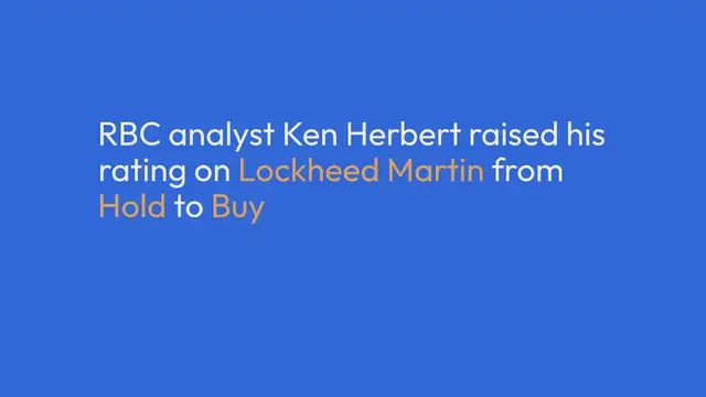 Video thumbnail for Lockheed Martin Stock Is Up :  Defense Is the Best Defense in an AI Stock Crunch