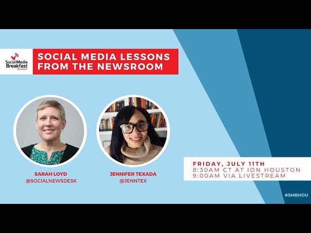 Video thumbnail for Social Media Lessons from the Newsroom
