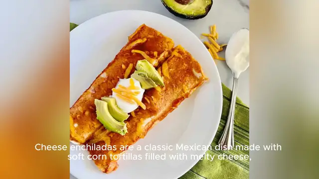 Video thumbnail for cheese enchilada recipe