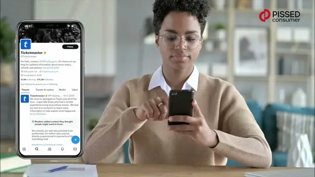 'Video thumbnail for How to get help or contact Ticketmaster customer service | PissedConsumer'