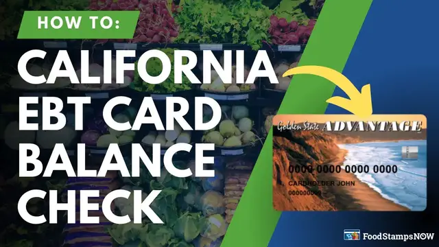 Video thumbnail for California EBT Balance Check Instructions