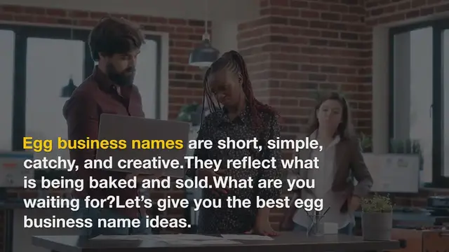 Video thumbnail for 400+ Egg Business Names Ideas and Suggestions to Know