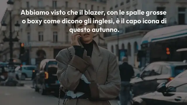 Video thumbnail for Blazer con maxi spalle: 5 idee outfit da copiare subito