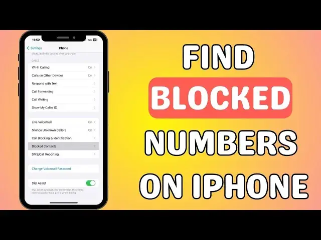 Video thumbnail for How to find blocked numbers on iPhone