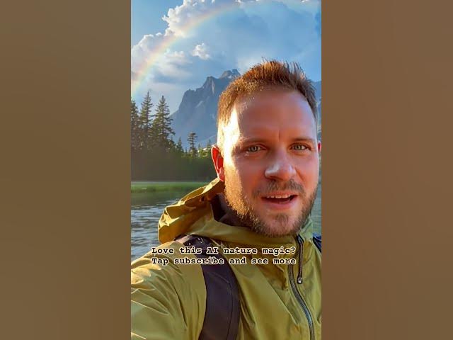 Video thumbnail for Nature’s Magic 🌈 Birds Flying Over Stunning Rainbow | MUST SEE! #shorts #vlog