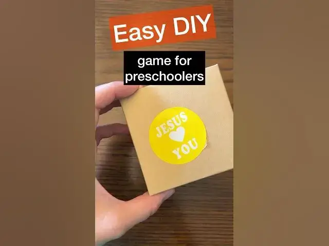 'Video thumbnail for Preschool Craft! Easy DIY Tic-Tac-Toe #vbs #preschool #preschoolcrafts #preschoolactivities'