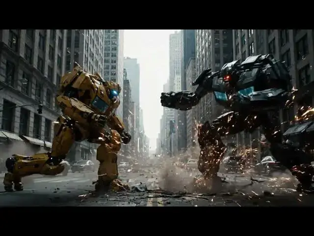 Video thumbnail for Epic Transformers Fight Scene | AI Generated Cinematic Battle #transformers #ai #aivideo #animation