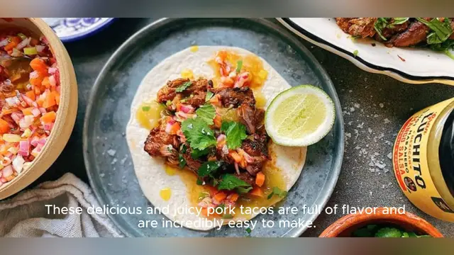 Video thumbnail for pork tacos recipe