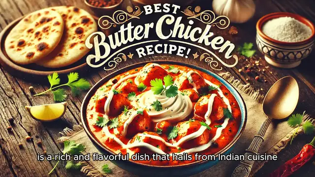 'Video thumbnail for Butter Chicken Recipe'