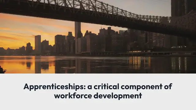 Video thumbnail for The Role of U.S. Apprenticeships in Skill Development and Job Placement