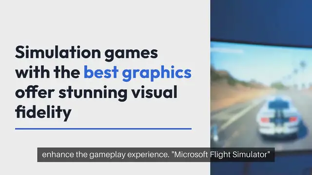 'Video thumbnail for Simulation Games With Best Graphics'