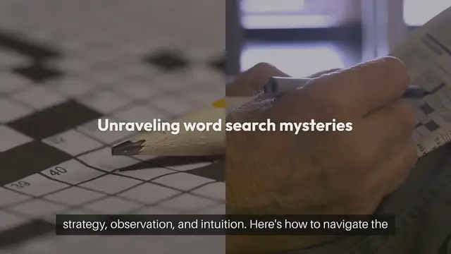 Video thumbnail for Unravel Word Search Mysteries