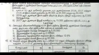 Video thumbnail for 12th Accountancy First Revision Question Paper 2019-20 | Madurai District | Tamil Medium