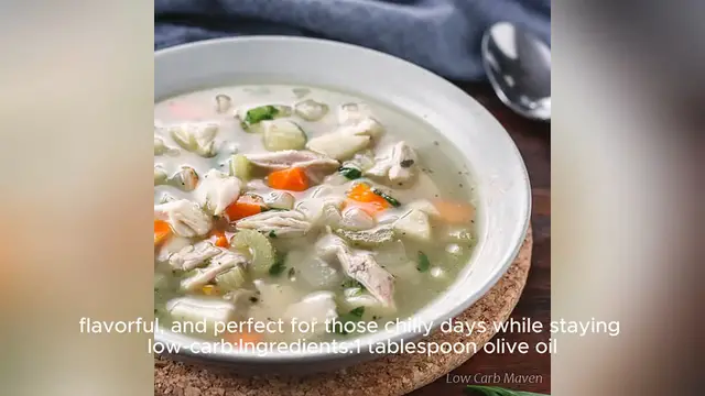 Video thumbnail for keto soup recipe