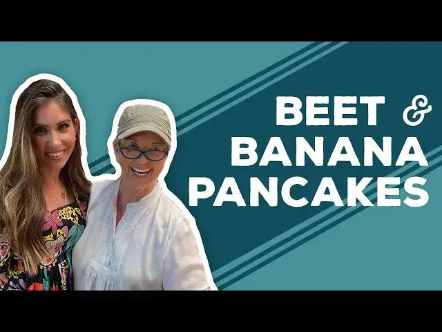 Video thumbnail for Quarantine Cooking: Healthy Beet & Banana Pancakes Recipe