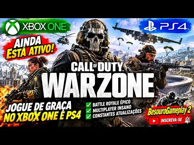 Video thumbnail for WARZONE JOGANDO RESURGENCIA E BATTLE ROYALE..(XBOX ONE) (PS4)
