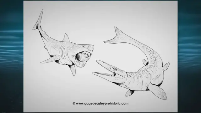'Video thumbnail for Megalodon vs Mosasaurus: Who Would Win the Battle?'